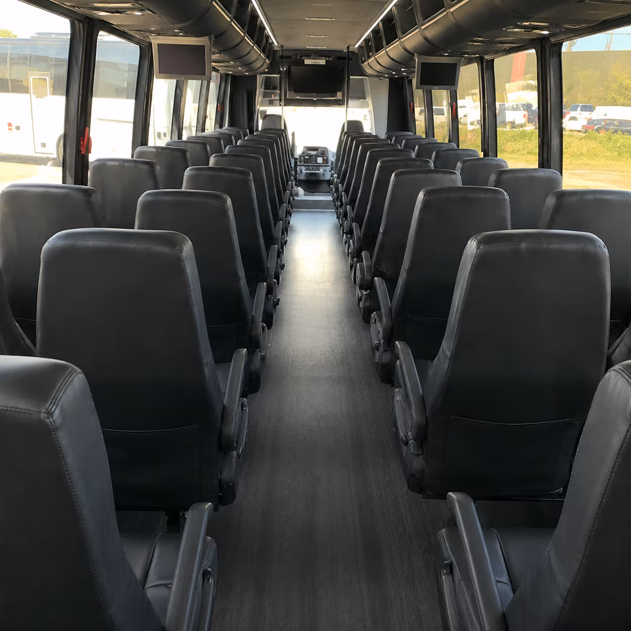 Woodbridge Airport Shuttle & Transportation party bus exterior