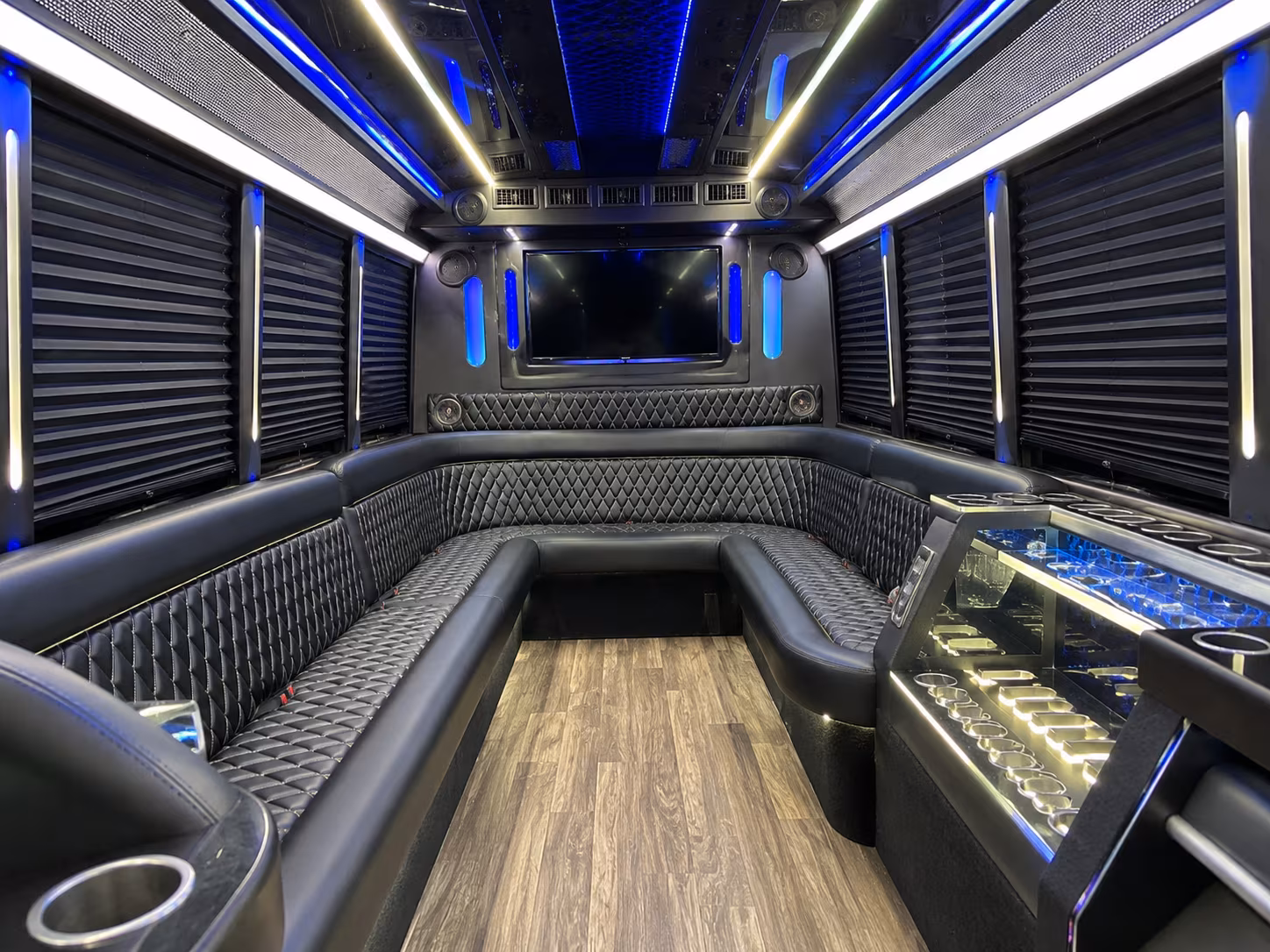 Woodbridge Concert & Music Festival Transportation party bus exterior