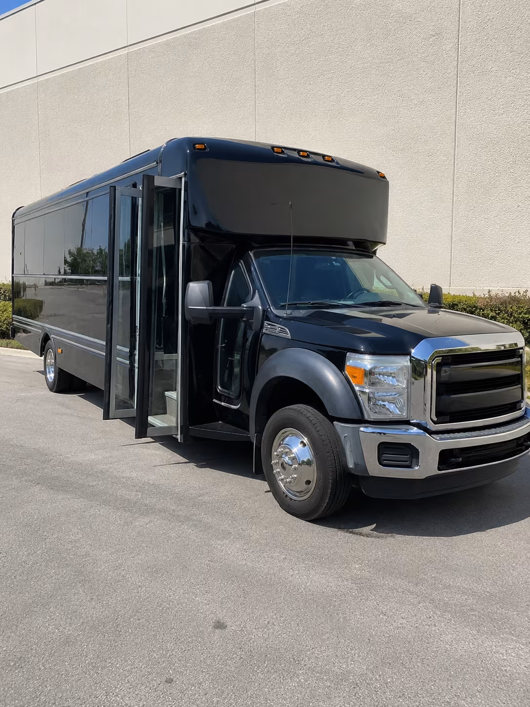 Woodbridge Concert & Music Festival Transportation party bus exterior