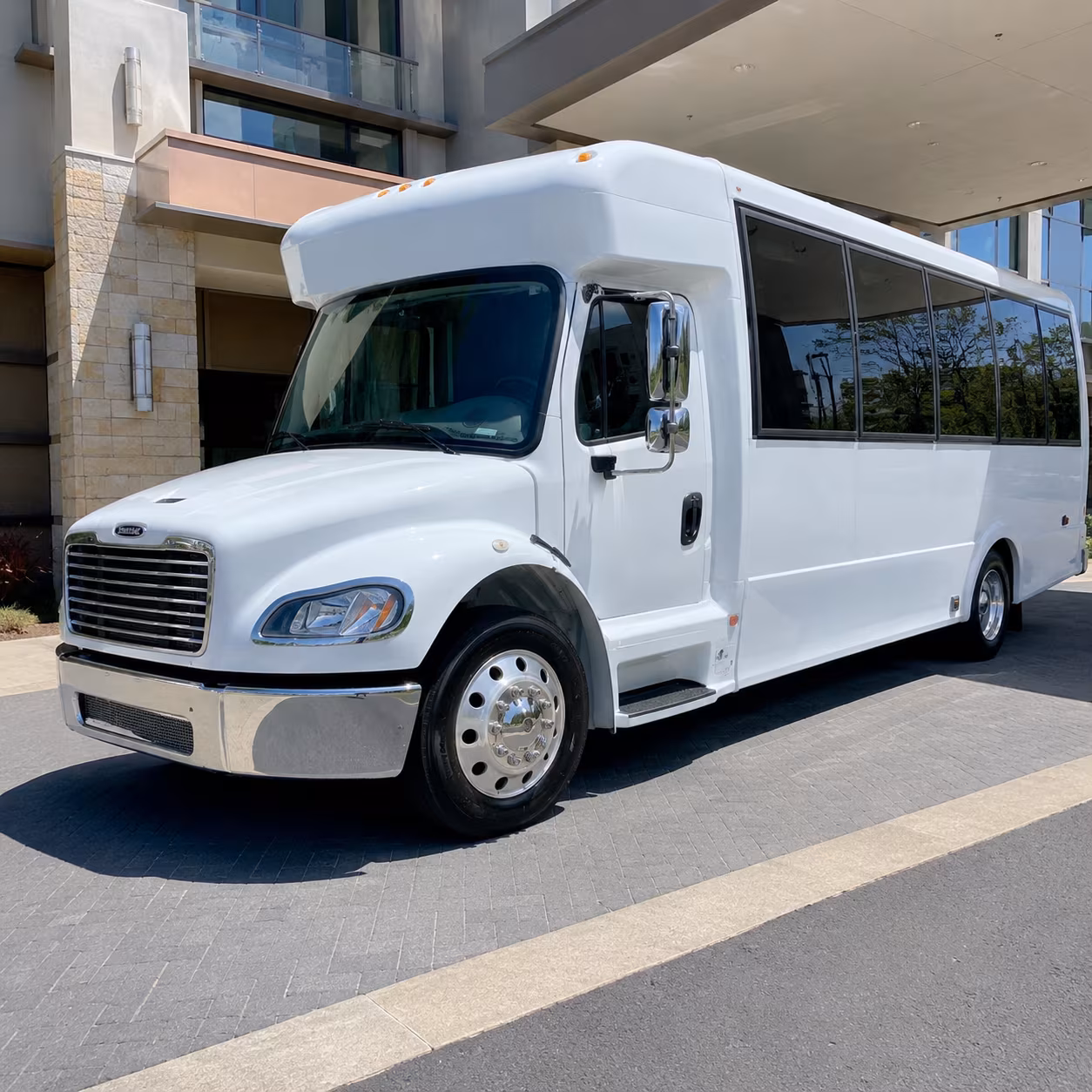 Woodbridge Corporate Transportation party bus exterior