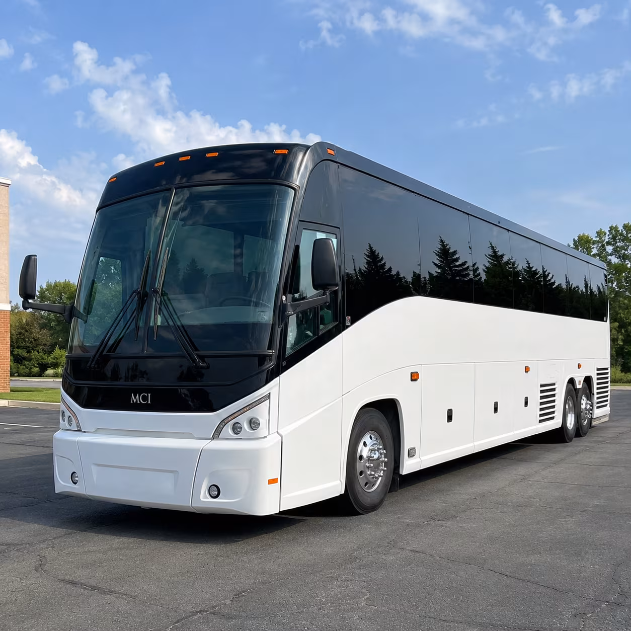 Woodbridge Corporate Transportation party bus exterior