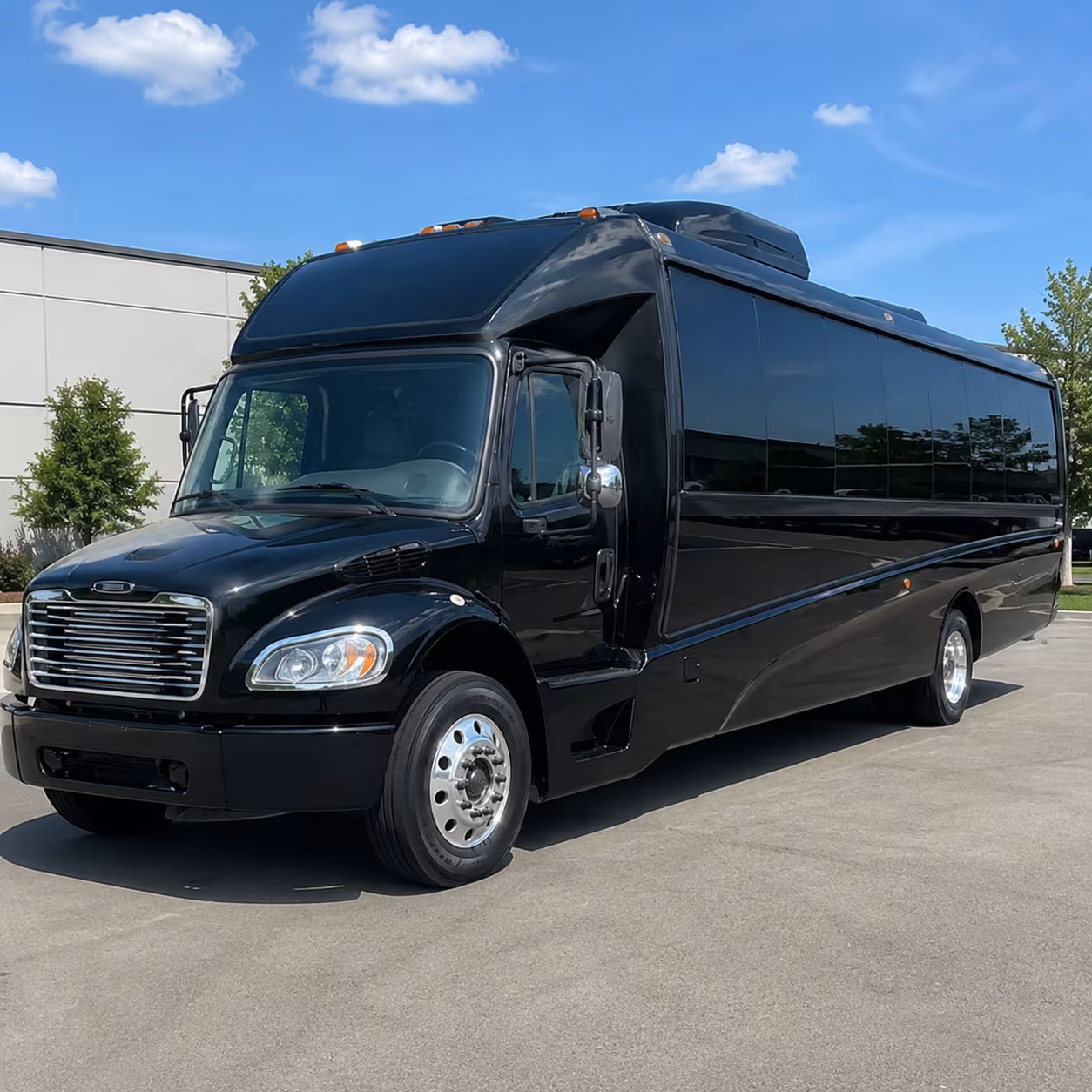 Woodbridge Corporate Transportation party bus exterior