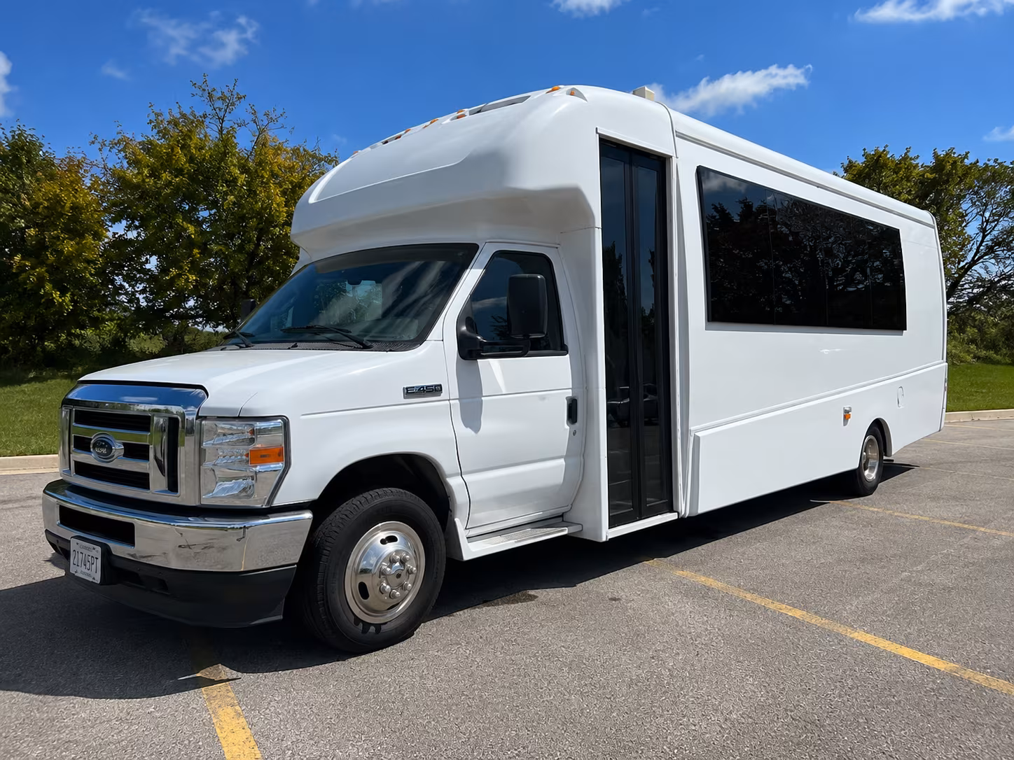 Woodbridge Private Event Transportation party bus interior