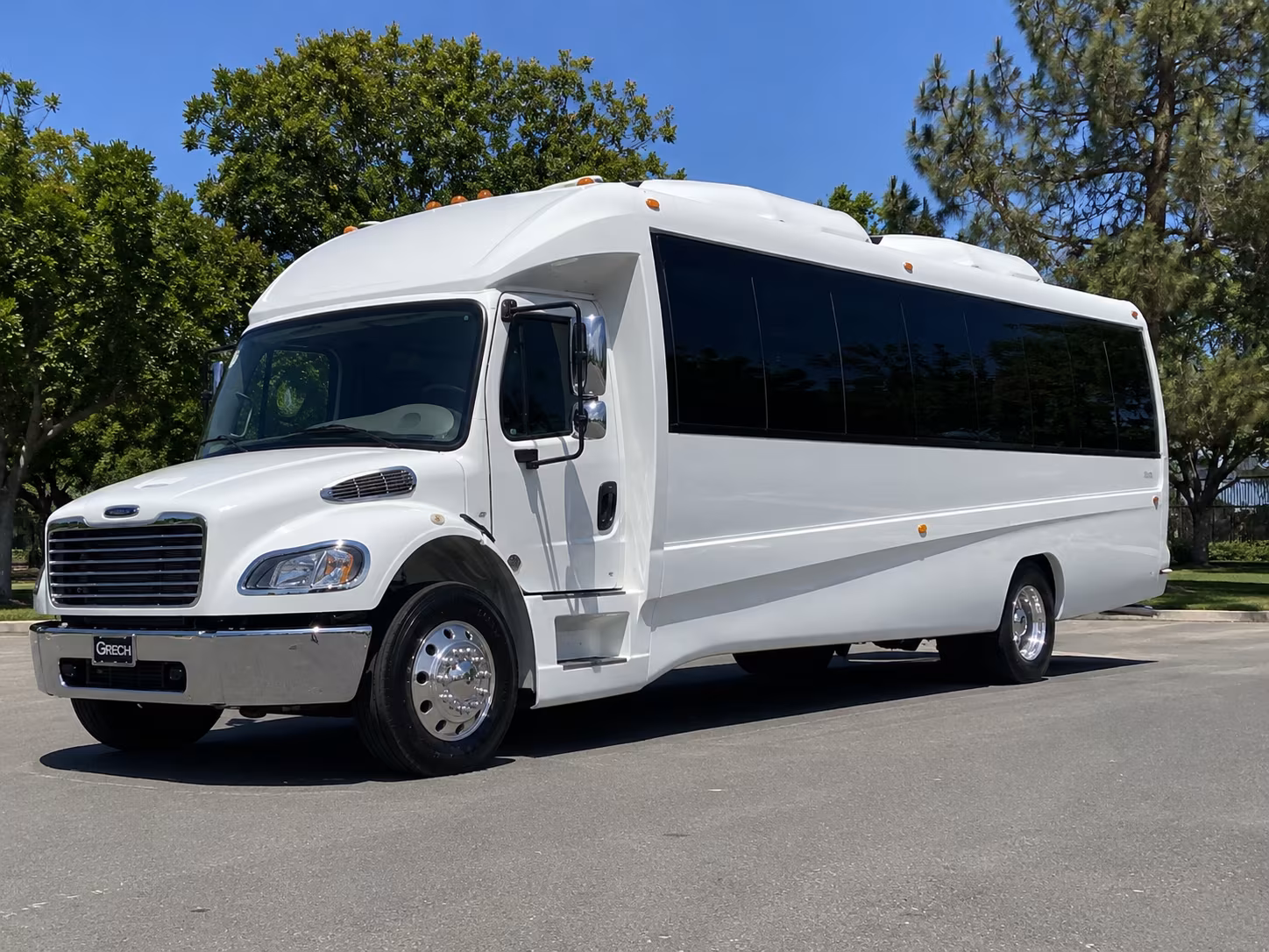 Woodbridge Prom & Homecoming Transportation party bus exterior