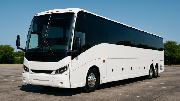 Exterior of Woodbridge Party Bus Company's 40 Passenger Party Bus in Elizabeth